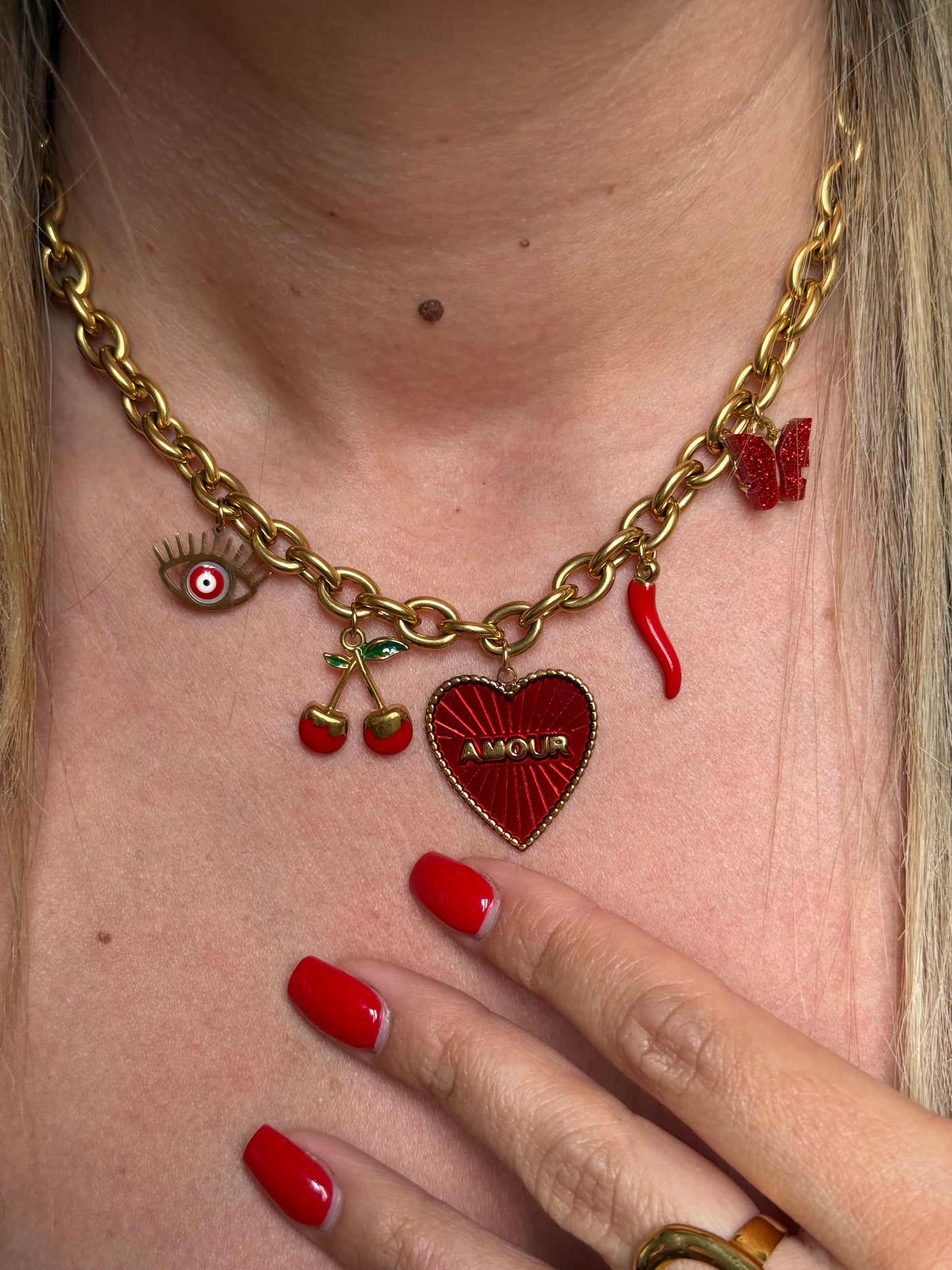 Le Bar à Charm’s - Collier personnalisé doré