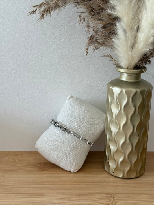 Bracelet double chaîne – fait main
