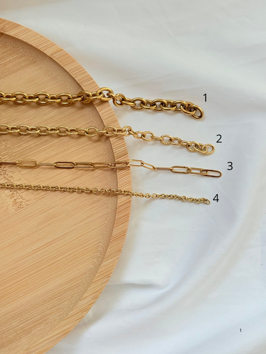 Le Bar à Charm’s - Collier personnalisé doré