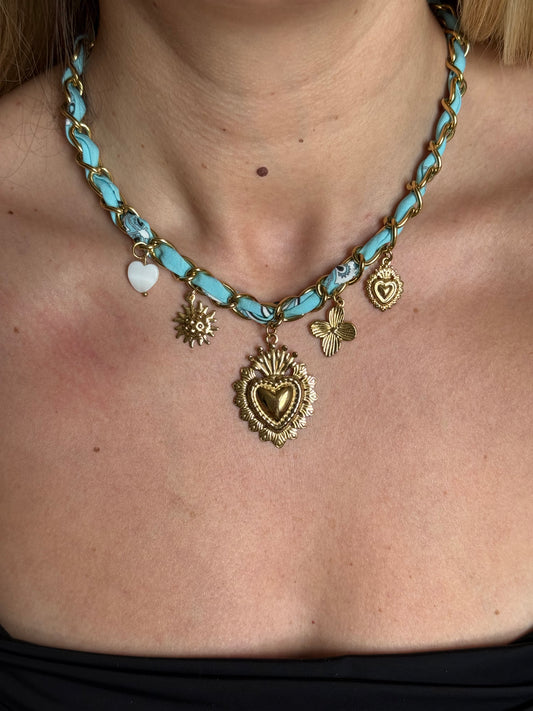 Collier AURA Bleu