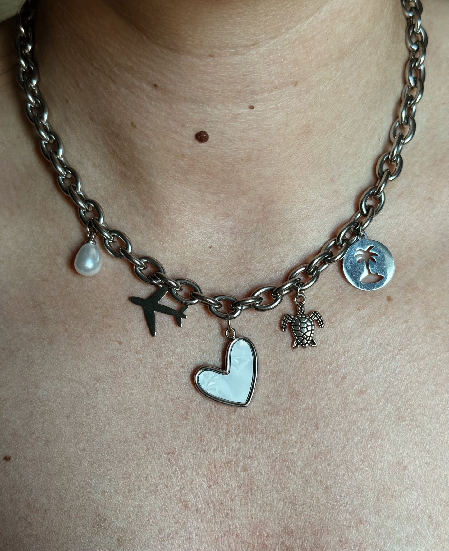 La Bar à Charm’s - Collier personnalisé Argenté