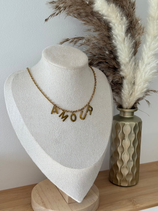 Collier « Amour » - fait main