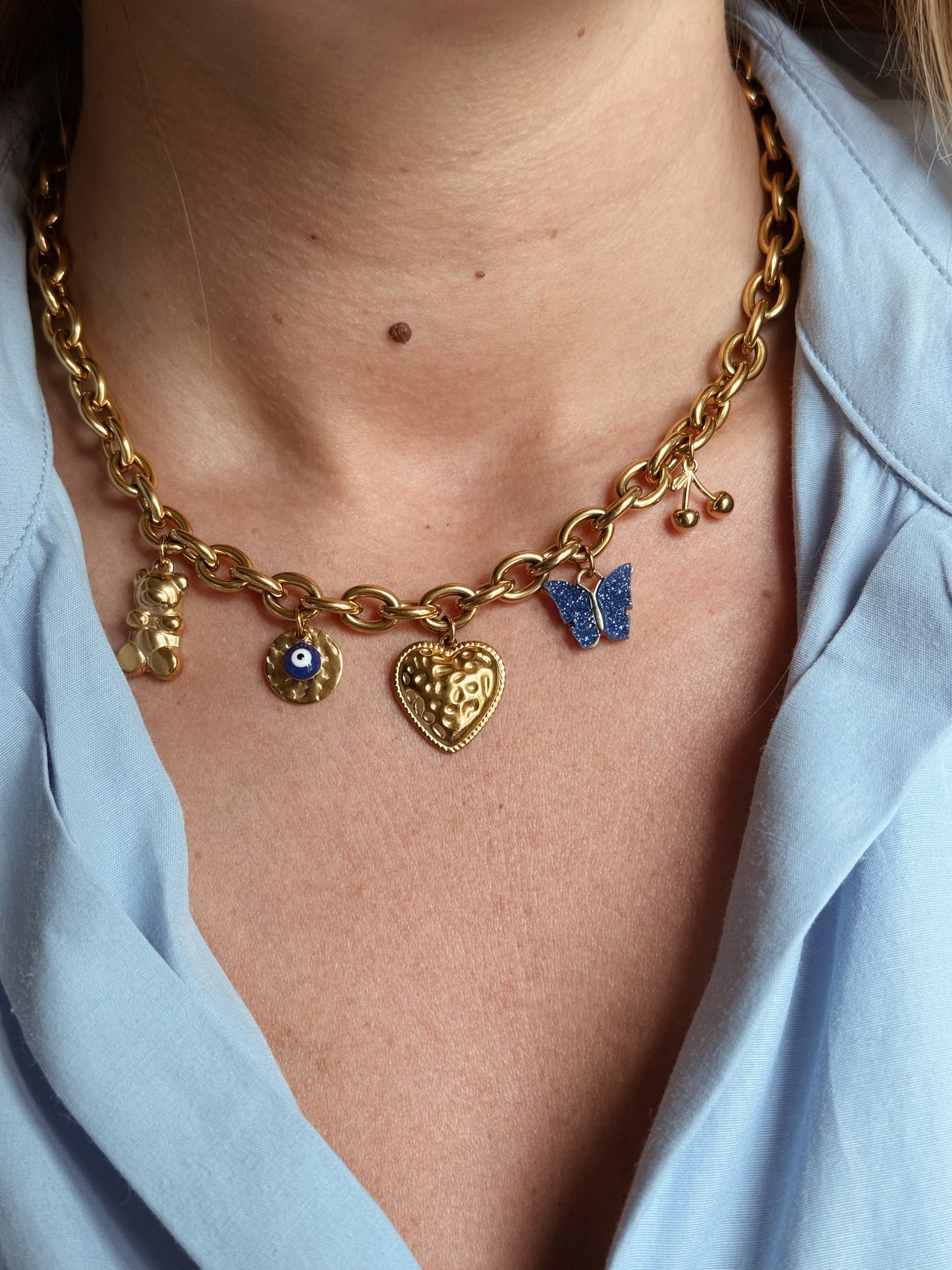 Le Bar à Charm’s - Collier personnalisé doré