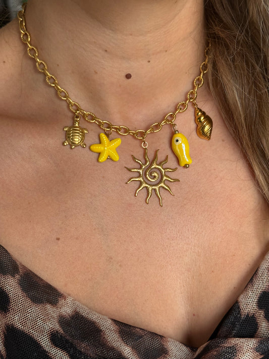 Le Bar à Charm’s - Collier personnalisé doré