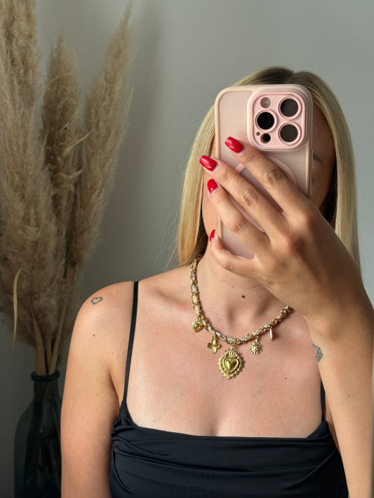 Collier AURA Beige