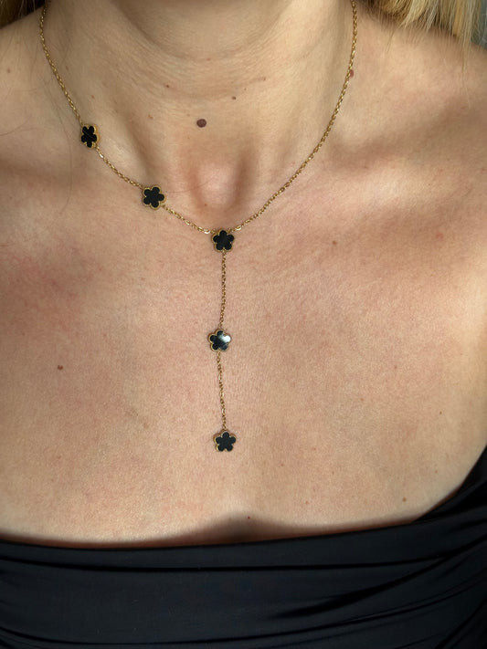 Collier Iris noir