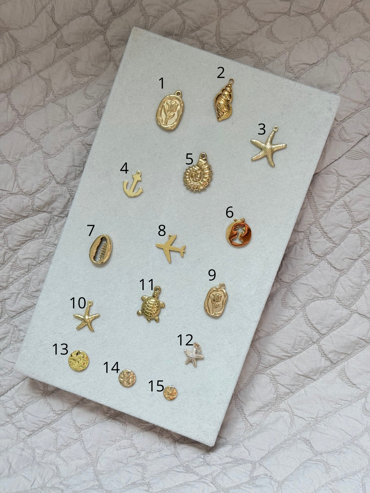 Le Bar à Charm’s - Collier personnalisé doré