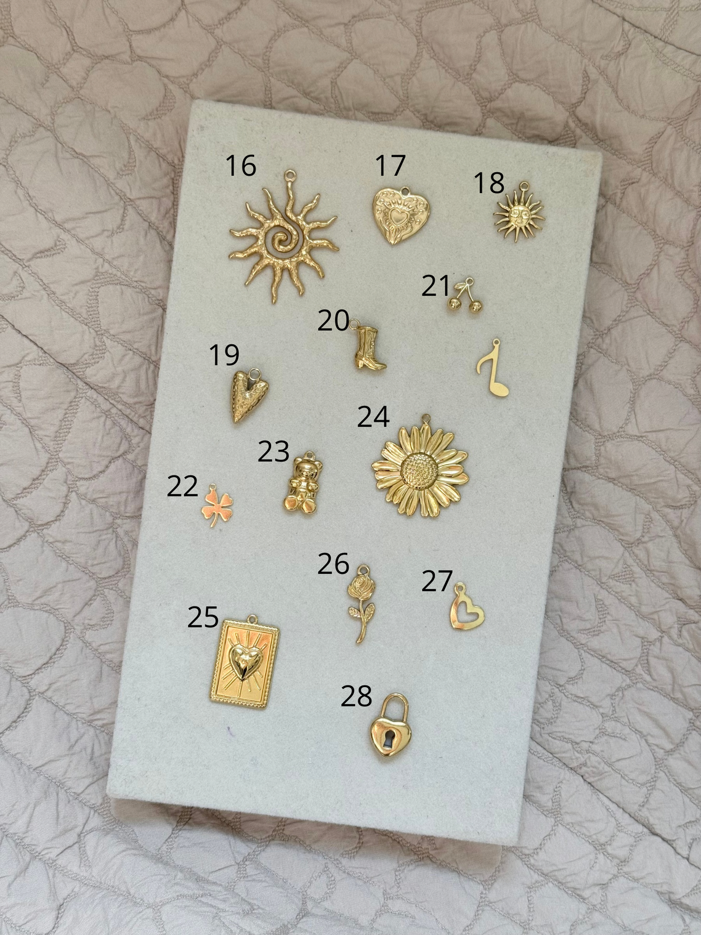 Le Bar à Charm’s - Collier personnalisé doré