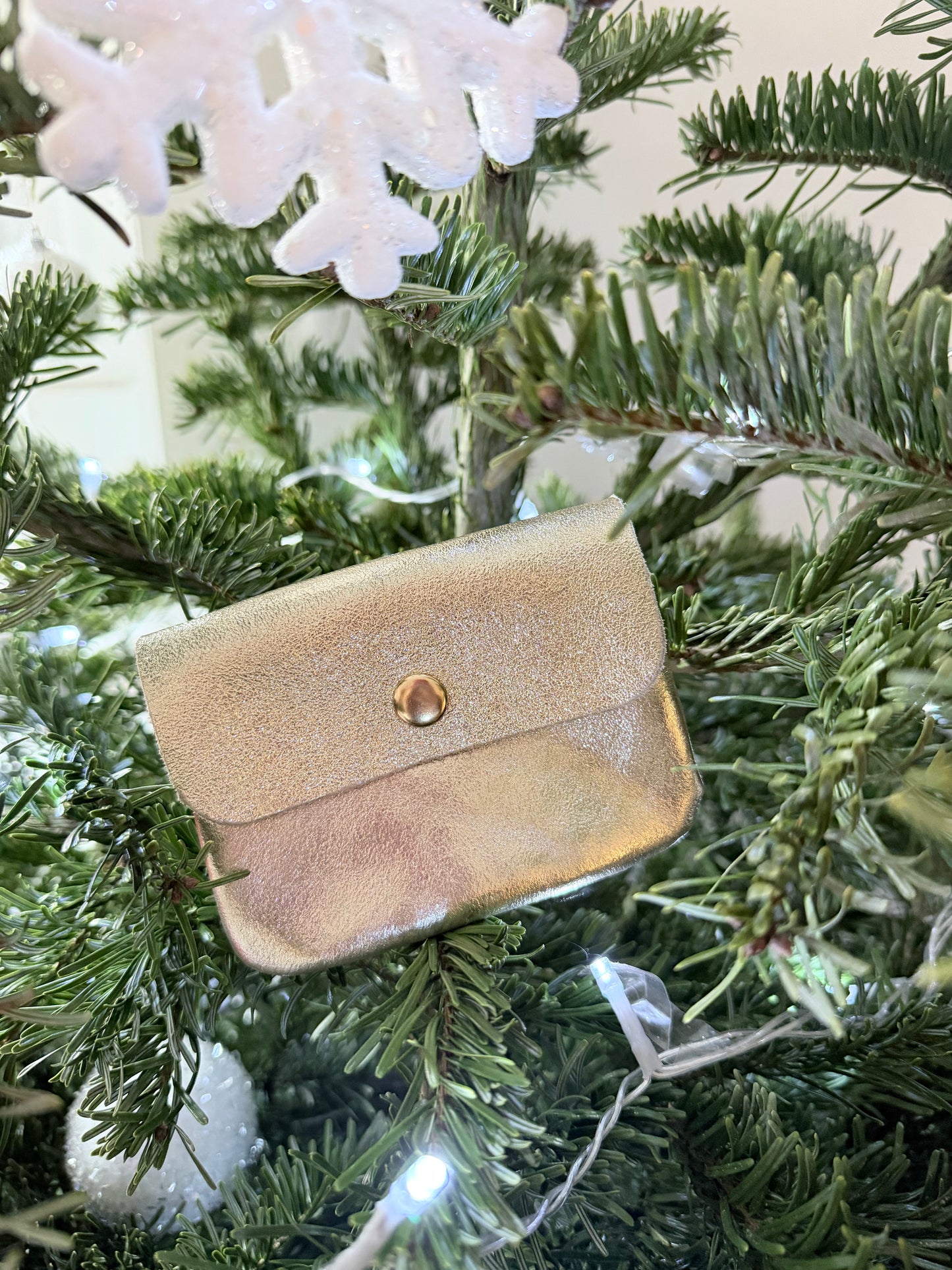 Petit porte monnaie doré