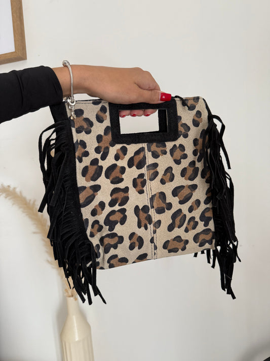 Sac Savane Léopard noir