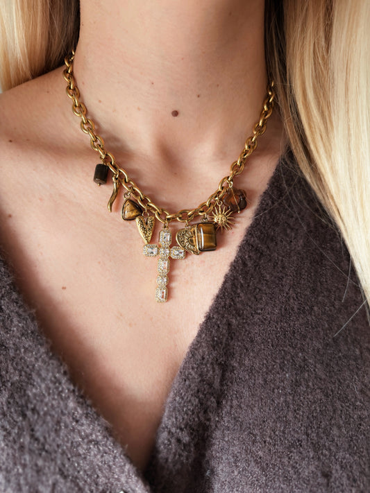 Le Bar à Charm’s - Collier personnalisé doré